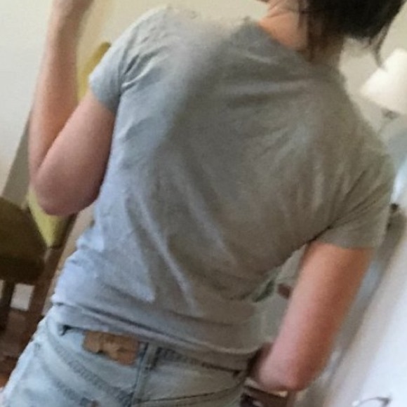 American Apparel Unisex Light Heather Gray Cotton Crew Tee Shirt Short Sleeve XS - Picture 6 of 6